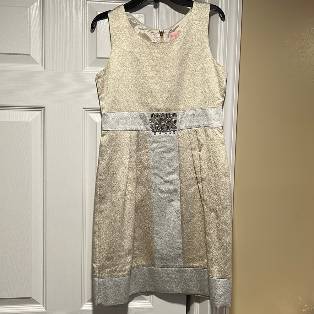 Gold and silver dress